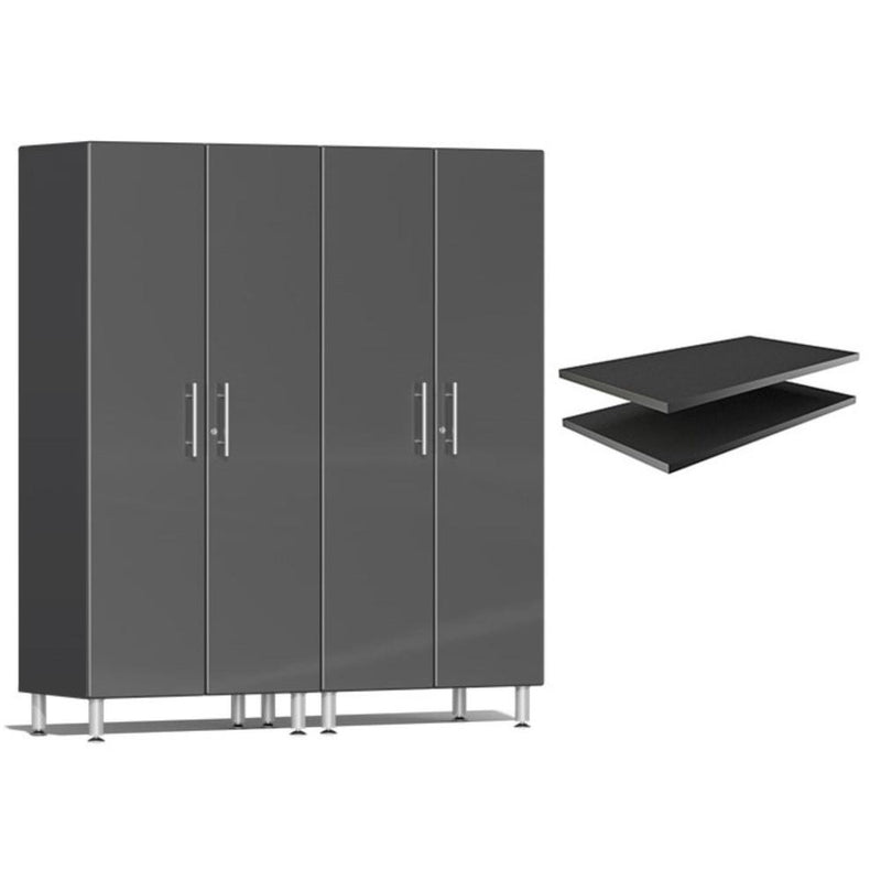 Ulti-MATE Garage 2.0 Series Tall Cabinets 3-Piece With Extra Shelves (Free LED Light)