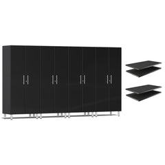 Ulti-MATE Garage 2.0 Series Tall Cabinets 4-Piece With Extra Shelves (Free LED Light)