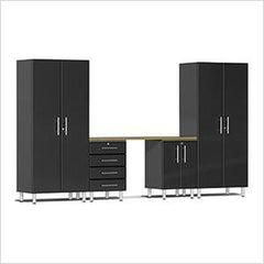 Ulti-MATE Garage 2.0 Series 5-Piece Garage Storage System With Base Cabinet And 4-Drawer Base Cabinet (Free Led Lights)