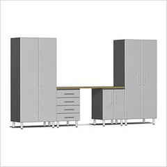 Ulti-MATE Garage 2.0 Series 5-Piece Garage Storage System With Base Cabinet And 4-Drawer Base Cabinet (Free Led Lights)