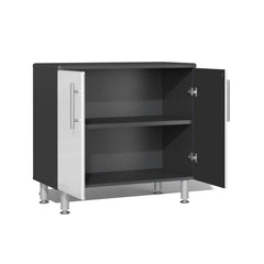 Ulti-MATE Garage 2.0 Series 5-Piece Garage Storage System With Extra-Wide Base Cabinets (Free Led Lights)