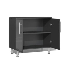 Ulti-MATE Garage 2.0 Series 5-Piece Garage Storage System With Extra-Wide Base Cabinets (Free Led Lights)