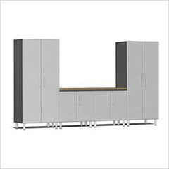 Ulti-MATE Garage 2.0 Series 5-Piece Garage Storage System With Extra-Wide Base Cabinets (Free Led Lights)