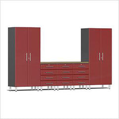 Ulti-MATE Garage 2.0 Series 6-Piece Garage Storage System With 3X 4-Drawer Base Cabinets (Free Led Lights)