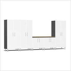 Ulti-MATE Garage 2.0 Series 6-Piece Garage Storage System With 3X Tall Cabinets And 2X Extra-Wide Base Cabinets (Free LED Light)