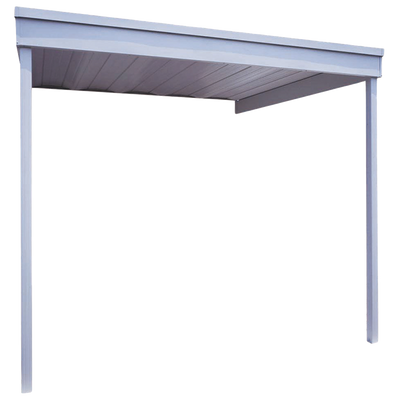 Arrow Attached Carport/Patio Cover In Eggshell