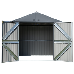 Arrow Elite Steel Shed 8 x 6 Ft. In Anthracite