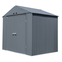 Arrow Elite Steel Shed 8 x 6 Ft. In Anthracite