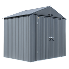 Arrow Elite Steel Shed 8 x 6 Ft. In Anthracite