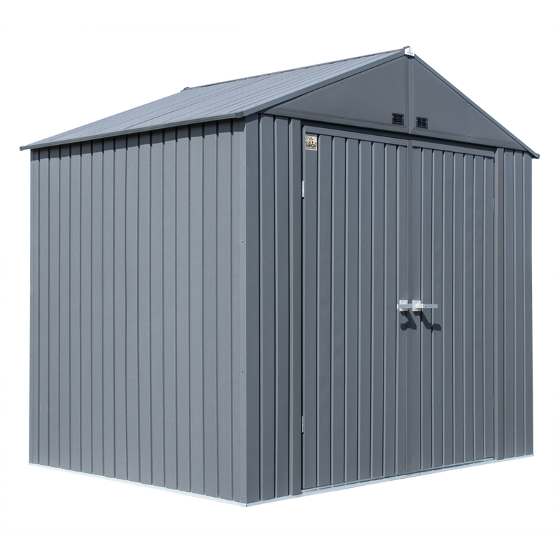 Arrow Elite Steel Shed 8 x 6 Ft. In Anthracite