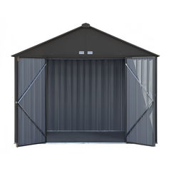 Arrow Ezee Steel Shed Galvanized Extra High 10 x 8 Ft. In Gable