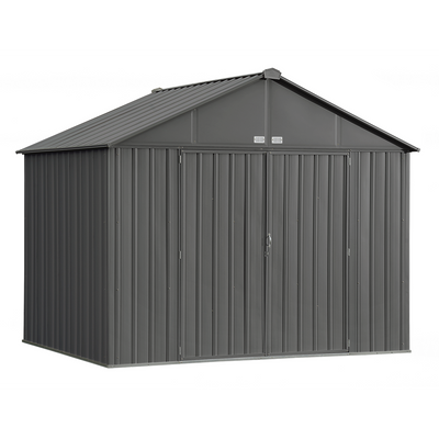 Arrow Ezee Steel Shed Galvanized Extra High 10 x 8 Ft. In Gable