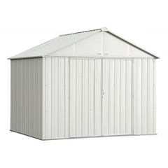 Arrow Ezee Steel Shed Galvanized Extra High 10 x 8 Ft. In Gable