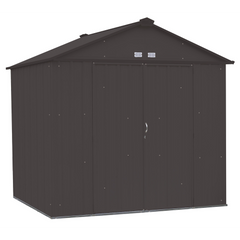 Arrow Ezee Steel Shed Galvanized High 8 x 7 Ft. In Gable