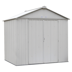 Arrow Ezee Steel Shed Galvanized High 8 x 7 Ft. In Gable