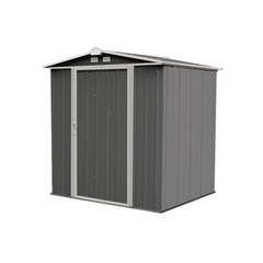 Arrow Ezee Steel Shed Galvanized Low 6 x 5 Ft. In Gable