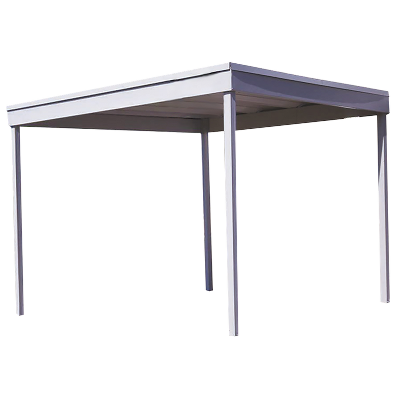 Arrow Freestanding Carport/Patio Cover In Eggshell