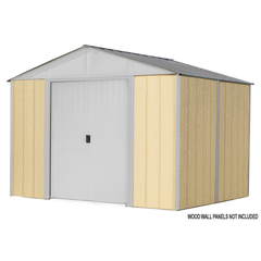 Arrow Ironwood Steel Hybrid Galvanized Shed Kit