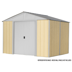 Arrow Ironwood Steel Hybrid Galvanized Shed Kit