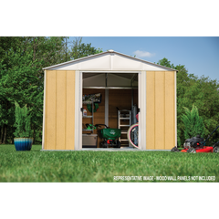 Arrow Ironwood Steel Hybrid Galvanized Shed Kit