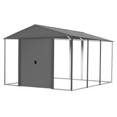 Arrow Ironwood Steel Hybrid Galvanized Shed Kit