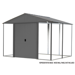 Arrow Ironwood Steel Hybrid Galvanized Shed Kit