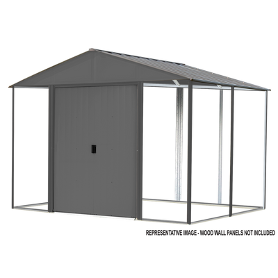 Arrow Ironwood Steel Hybrid Galvanized Shed Kit