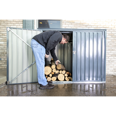 Arrow Storboss Horizontal Shed 6 x 3 Ft. In Charcoal