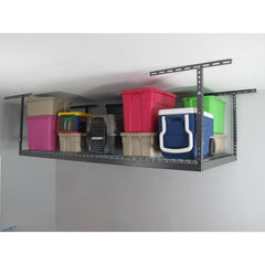 MonsterRAX 4' x 8' Overhead Garage Storage Rack Twin Pack With 18 Hooks