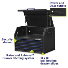 Montezuma 36"X 24" 4-Drawer Steel Tool Chest