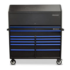 Montezuma 56" x 24" Tool Hutch And 11-Drawer Cabinet Combo