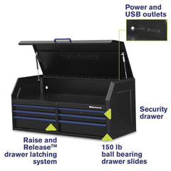 Montezuma 56"X 24"  6-Drawer Steel Tool Chest