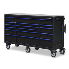 Montezuma 72" x 20" 16-Drawer Steel Tool Cabinet