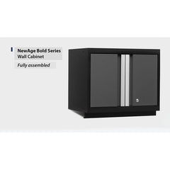 Newage Products Bold 3.0 Series 11-Piece Garage Cabinet Set With 3X Integrated Display Shelves