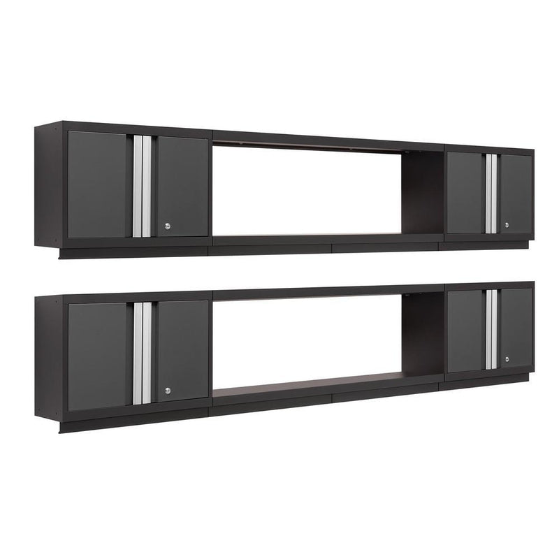 Newage Products Bold 3.0 Series 6-Piece Garage Cabinet Set With Integrated Shelves