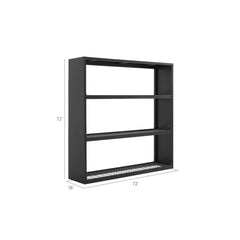 Newage Products Bold 3.0 Series Black 72" Wall Rack