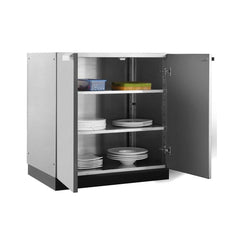 Newage Products Outdoor Kitchen Cabinets Stainless Steel 32" 2-Door Cabinet