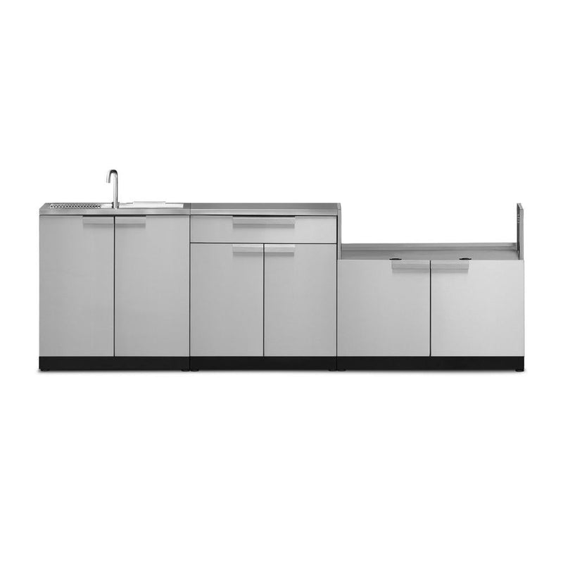 Newage Outdoor Kitchen Cabinets Stainless Steel 4-Piece Set With 40