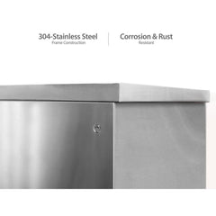 Newage Products Outdoor Kitchen Cabinets Stainless Steel (X2) 45° Corner Cabinet