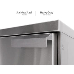 Newage Products Outdoor Kitchen Cabinets Stainless Steel (X2) 45° Corner Cabinet