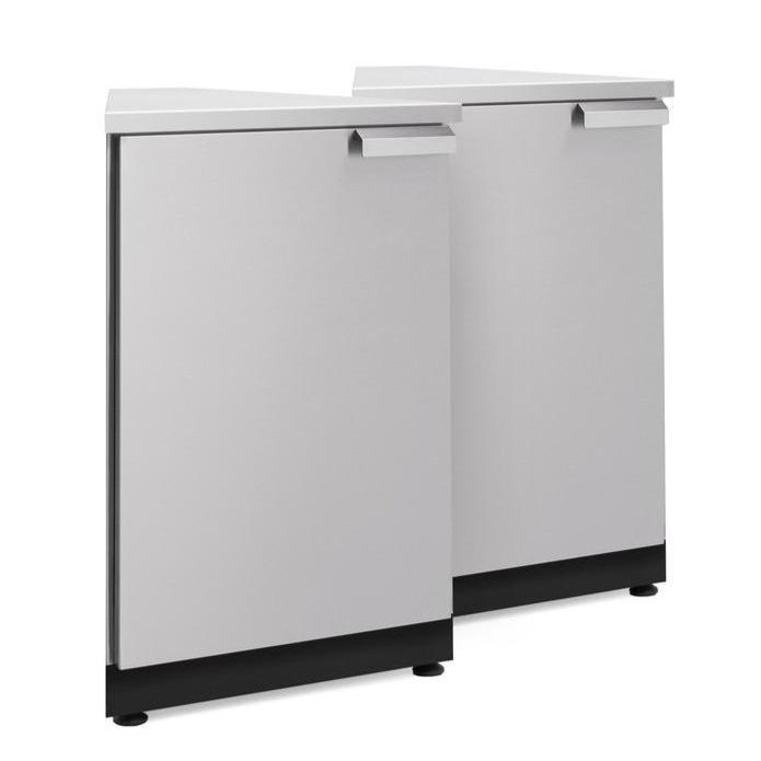 Newage Products Outdoor Kitchen Cabinets Stainless Steel (X2) 45° Corner Cabinet