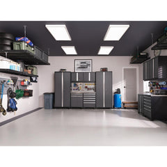 Newage Products Pro 3.0 Series 10-Piece Grey Garage Cabinet Set With Multi-Function Cabinet