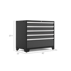 Newage Products Pro 3.0 Series 42" 5-Drawer Tool Cabinet