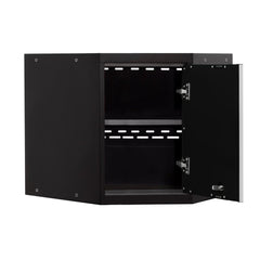 Newage Products Pro 3.0 Series Black 24" Corner Wall Cabinet