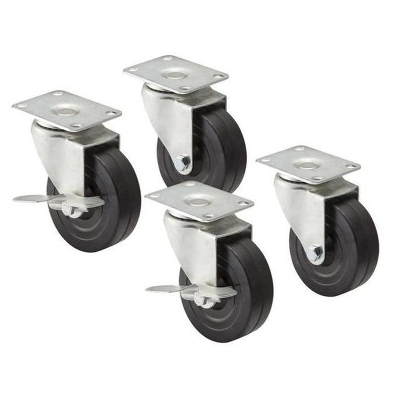 Newage Products Pro 3.0 Series Casters With Step Brake And Swivel Lock (X4)