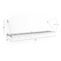 Newage Products Pro 3.0 Series Garage Shelves (2Ft. x 8Ft. + 4Ft. x 8Ft.)