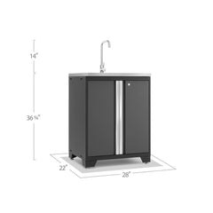 Newage Products Pro 3.0 Series 28" Garage Sink Cabinet