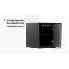 Newage Products Pro 3.0 Series Grey Corner 24" Wall Cabinet