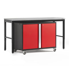 Newage Products Pro 3.0 Series 42" Base Cabinet And 84" Workbench With Worktop