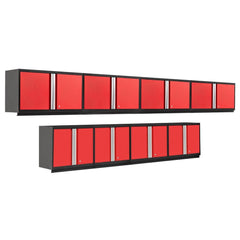 Newage Products Pro 3.0 Series 8-Piece Wall Storage System (4X 28", 4X 42")